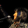 Buffy Sainte-Marie tour photos - Buffy Kat smile